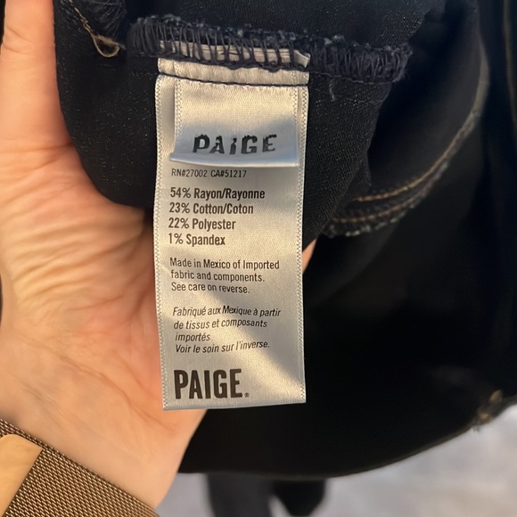 PAIGE transcend - skyline skinny maternity jeans - Picture 10 of 13